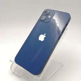【中古】Apple ymobile 【SIMロック解除済み】 iPhone 12 mini 64GB ブルー MGAP3J/A【ECセンター】保証期間１ヶ月【ランクB】