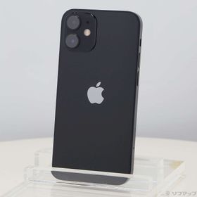 (中古)Apple iPhone12 mini 128GB ブラック MGDJ3J/A SIMフリー(262-ud)
