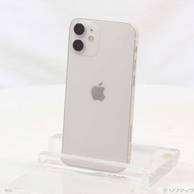 (中古)Apple iPhone12 mini 64GB ホワイト MGA63J/A SoftBank(377-ud)