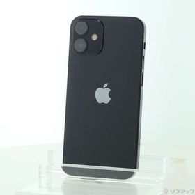 (中古)Apple iPhone12 mini 128GB ブラック MGDJ3J/A SIMフリー(247-ud)