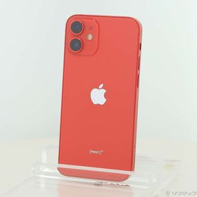 (中古)Apple iPhone12 mini 128GB プロダクトレッド MGDN3J/A SIMフリー(377-ud)