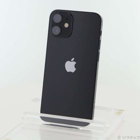 (中古)Apple iPhone12 mini 128GB ブラック MGDJ3J/A SIMフリー(371-ud)