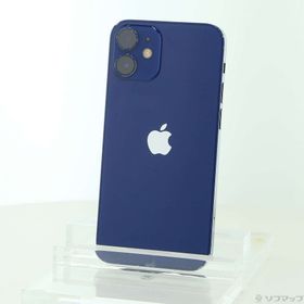 (中古)Apple iPhone12 mini 128GB ブルー MGDP3J/A SIMフリー(377-ud)