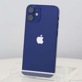 (中古)Apple iPhone12 mini 64GB ブルー MGAP3J/A SIMフリー(276-ud)
