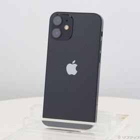 (中古)Apple iPhone12 mini 128GB ブラック MGDJ3J/A SIMフリー(196-ud)