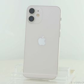 (中古)Apple iPhone12 mini 128GB ホワイト MGDM3J/A SIMフリー(305-ud)