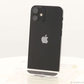 (中古)Apple iPhone12 mini 128GB ブラック MGDJ3J/A SIMフリー(247-ud)