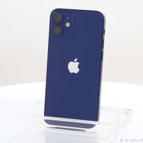(中古)Apple iPhone12 mini 128GB ブルー MGDP3J/A SIMフリー(348-ud)