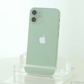 (中古)Apple iPhone12 mini 64GB グリーン MGAV3J/A SIMフリー(262-ud)
