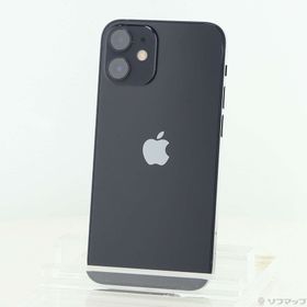 (中古)Apple iPhone12 mini 64GB ブラック MGA03J/A SIMフリー(305-ud)