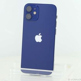 (中古)Apple iPhone12 mini 256GB ブルー MGDV3J/A SIMフリー(251-ud)