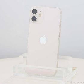 (中古)Apple iPhone12 mini 64GB ホワイト MGA63J/A SIMフリー(269-ud)