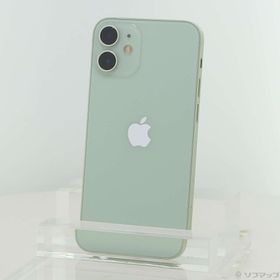 (中古)Apple iPhone12 mini 64GB グリーン MGAV3J/A SIMフリー(368-ud)