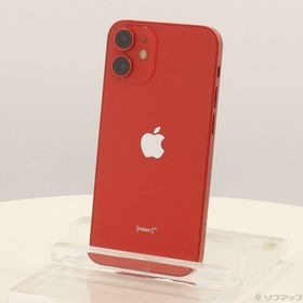 (中古)Apple iPhone12 mini 128GB プロダクトレッド MGDN3J/A SIMフリー(348-ud)