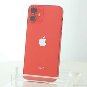 (中古)Apple iPhone12 mini 64GB プロダクトレッド NGAE3J/A SIMフリー(349-ud)