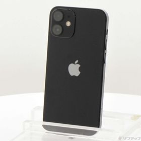 (中古)Apple iPhone12 mini 128GB ブラック MGDJ3J/A SIMフリー(305-ud)