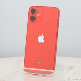 (中古)Apple iPhone12 mini 128GB プロダクトレッド MGDN3J/A SIMフリー(258-ud)