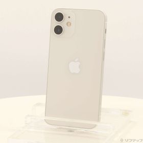 (中古)Apple iPhone12 mini 64GB ホワイト NGA63J/A SIMフリー(247-ud)
