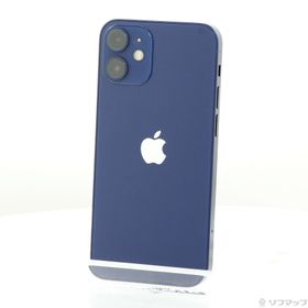 (中古)Apple iPhone12 mini 64GB ブルー MGAP3J/A SIMフリー(368-ud)