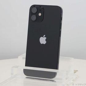 (中古)Apple iPhone12 mini 64GB ブラック MGA03J/A SIMフリー(352-ud)