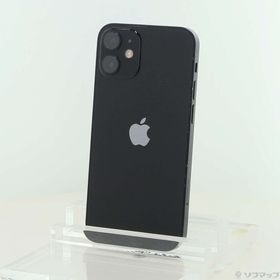 (中古)Apple iPhone12 mini 64GB ブラック MGA03J/A SIMフリー(258-ud)