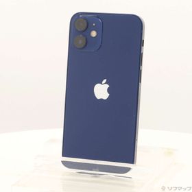(中古)Apple iPhone12 mini 64GB ブルー MGAP3J/A SIMフリー(247-ud)
