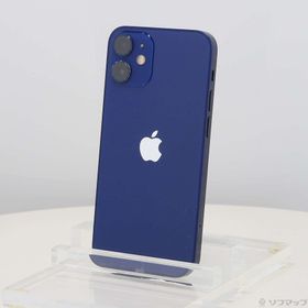 (中古)Apple iPhone12 mini 128GB ブルー MGDP3J/A SIMフリー(377-ud)