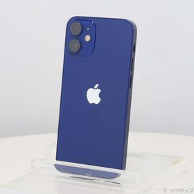 (中古)Apple iPhone12 mini 128GB ブルー MGDP3J/A SIMフリー(377-ud)