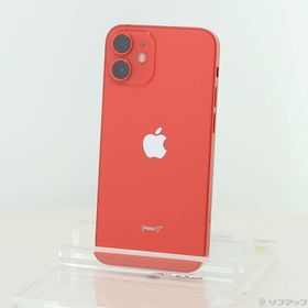 (中古)Apple iPhone12 mini 64GB プロダクトレッド MGAE3J/A SIMフリー(377-ud)