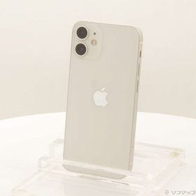 (中古)Apple iPhone12 mini 64GB ホワイト MGA63J/A SIMフリー(305-ud)