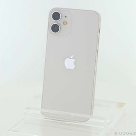 (中古)SoftBank iPhone12 mini 128GB ホワイト MGDM3J/A SoftBank(368-ud)