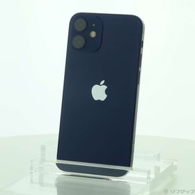 (中古)Apple iPhone12 mini 64GB ブルー MGAP3J/A SIMフリー(196-ud)