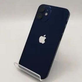 【中古】Apple docomo 【SIMロック解除済み】 iPhone 12 mini 128GB ブルー MGDP3J/A【DS秋葉】保証期間１ヶ月【ランクC】