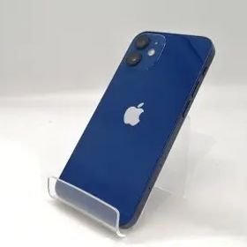 【中古】Apple ymobile 【SIMロック解除済み】 iPhone 12 mini 128GB ブルー MGDP3J/A【浜松駅前】保証期間１ヶ月【ランクB】