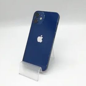 【中古】Apple au 【SIMロック解除済み】 iPhone 12 mini 128GB ブルー MGDP3J/A【大須2】保証期間１ヶ月【ランクB】