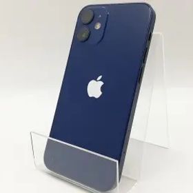 【中古】Apple au 【SIMロック解除済み】 iPhone 12 mini 128GB ブルー MGDP3J/A【福岡筑紫】保証期間１ヶ月【ランクB】