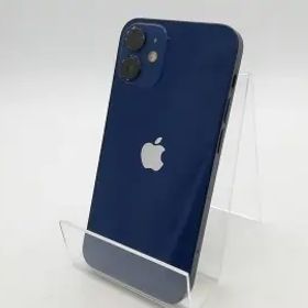 【中古】Apple UQmobile 【SIMロック解除済み】 iPhone 12 mini 128GB ブルー MGDP3J/A【柏】保証期間１週間【ランクC】