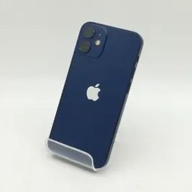 【中古】Apple au 【SIMロック解除済み】 iPhone 12 mini 128GB ブルー MGDP3J/A【神戸】保証期間１ヶ月【ランクB】