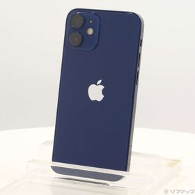 (中古)Apple iPhone12 mini 128GB ブルー MGDP3J/A SIMフリー(198-ud)