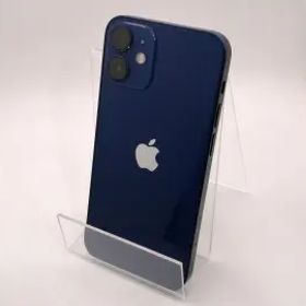 【中古】Apple docomo 【SIMロック解除済み】 iPhone 12 mini 128GB ブルー MGDP3J/A【三宮駅前】保証期間１週間【ランクC】