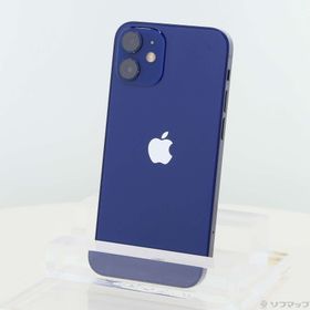 (中古)Apple iPhone12 mini 128GB ブルー MGDP3J/A SIMフリー(352-ud)