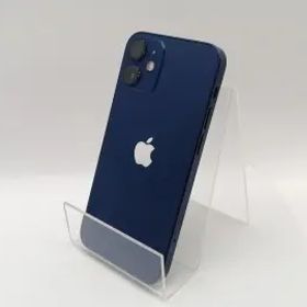 【中古】Apple SoftBank 【SIMロックあり】 iPhone 12 mini 128GB ブルー MGDP3J/A【津田沼】保証期間１ヶ月【ランクC】