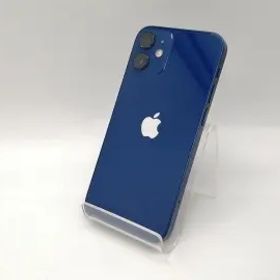 【中古】Apple au 【SIMロック解除済み】 iPhone 12 mini 128GB ブルー MGDP3J/A【広島本通】保証期間１ヶ月【ランクC】