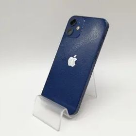 【中古】Apple au 【SIMロック解除済み】 iPhone 12 mini 128GB ブルー MGDP3J/A【府中ル・シーニュ】保証期間１週間【ランクC】