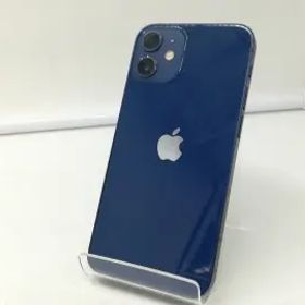 【中古】Apple docomo 【SIMロック解除済み】 iPhone 12 mini 128GB ブルー MGDP3J/A【札幌】保証期間１週間【ランクC】