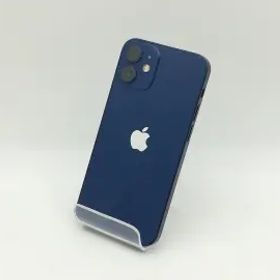 【中古】Apple au 【SIMロック解除済み】 iPhone 12 mini 128GB ブルー MGDP3J/A【神戸】保証期間１ヶ月【ランクC】