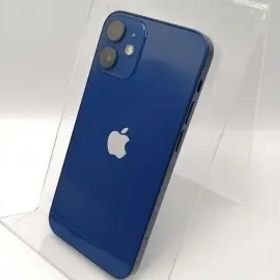 【中古】Apple docomo 【SIMロック解除済み】 iPhone 12 mini 128GB ブルー MGDP3J/A【高崎モントレー】保証期間１ヶ月【ランクC】