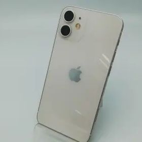 【中古】Apple 国内版 【SIMフリー】 iPhone 12 mini 128GB ホワイト MGDM3J/A【スマーク伊勢崎】保証期間１ヶ月【ランクC】