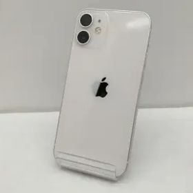 【中古】Apple au 【SIMロック解除済み】 iPhone 12 mini 128GB ホワイト MGDM3J/A【仙台イービーンズ】保証期間１ヶ月【ランクC】
