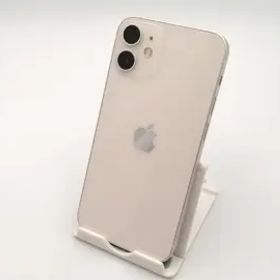 【中古】Apple 国内版 【SIMフリー】 iPhone 12 mini 128GB ホワイト MGDM3J/A【ECセンター】保証期間１ヶ月【ランクB】